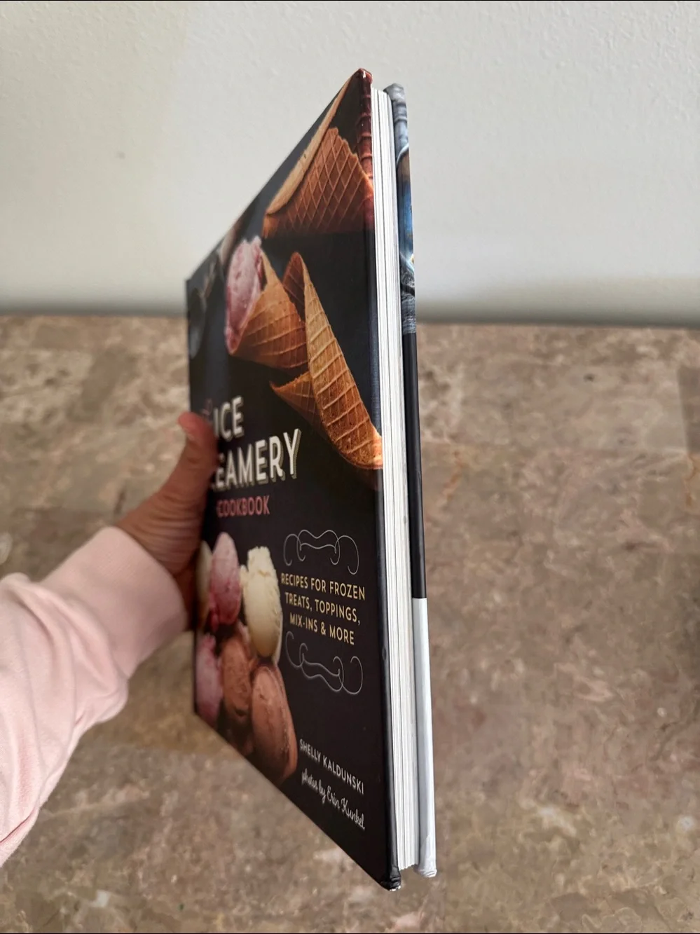 The Ice Creamery Cookbook by - Black Cover